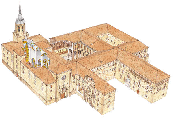 Detail of San Millan de la Cogolla Monastery. La Rioja, Spain by Fernando Aznar Cenamor