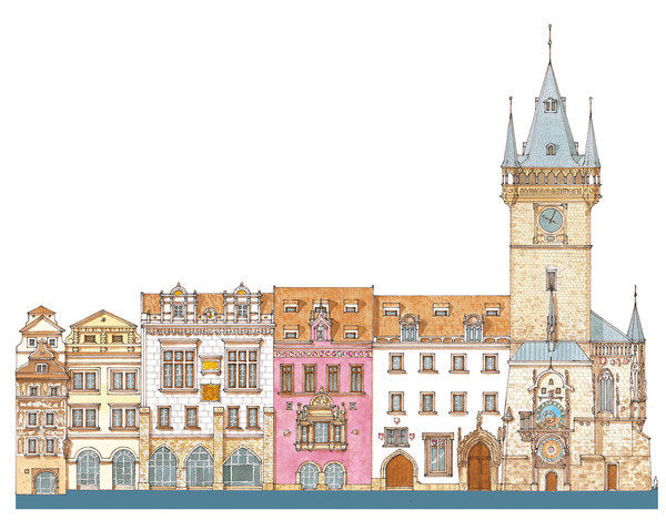 Detail of Old Town Hall. Prague, Czech by Fernando Aznar Cenamor