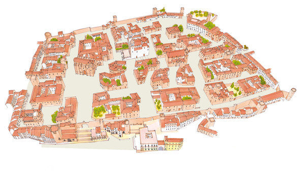 Detail of Caceres, Spain. Medieval city by Fernando Aznar Cenamor
