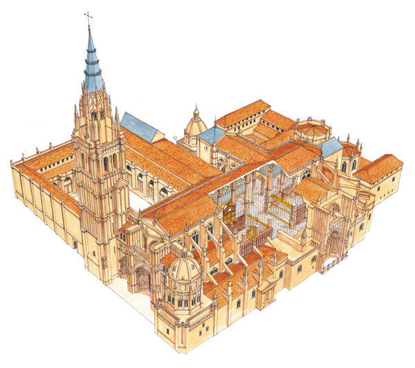 Detail of Toledo Cathedral. Spain by Fernando Aznar Cenamor