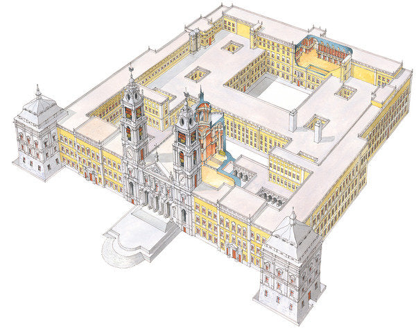 Detail of Mafra National Palace. Lisboa, Portugal by Fernando Aznar Cenamor