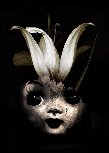 Detail of Doll flower, 2013 by Johan Lilja