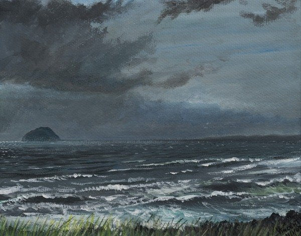 Detail of Approaching Storm over Ailsa Craig, 2007 by Vincent Alexander Booth