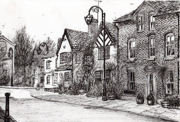 Detail of Leigh Arms Prestbury, 2009 by Vincent Alexander Booth