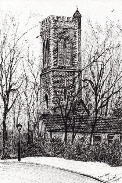 Detail of Inveraray Scotland, 2007 by Vincent Alexander Booth