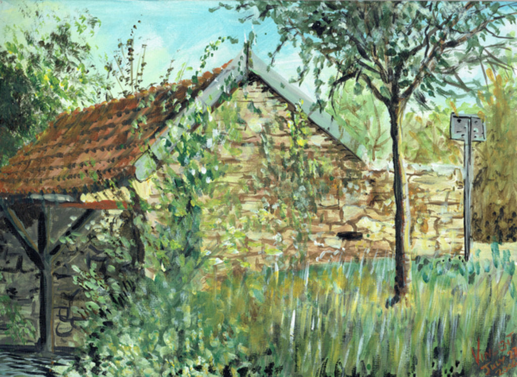 Detail of Wash Hut in Laignes, 2006 by Vincent Alexander Booth