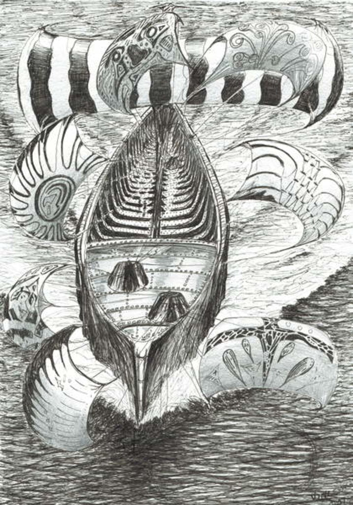 Detail of Storm Creators Philippine Sea, 2017 by Vincent Alexander Booth