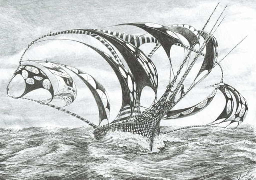 Detail of Storm Creators Cooperation Sea, 2018 by Vincent Alexander Booth