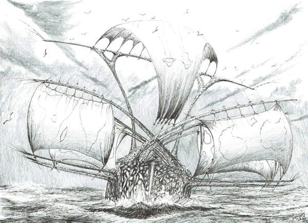 Detail of Storm Creators Wadden Sea, 2019 by Vincent Alexander Booth