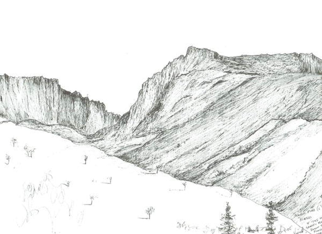 Detail of Scafell, 2005 by Vincent Alexander Booth