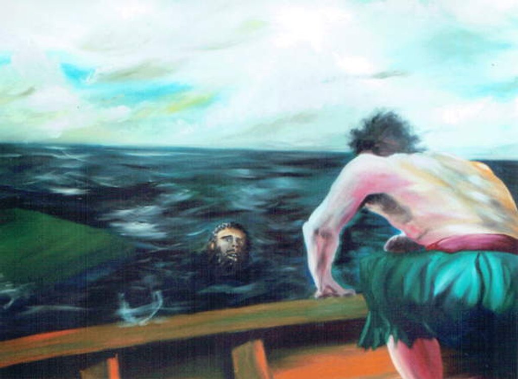 Detail of Rescued, 2002 by Vincent Alexander Booth