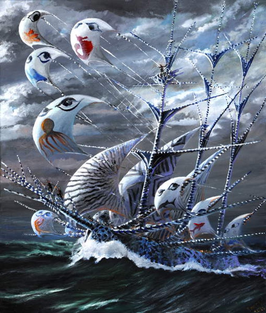 Detail of Storm Creators Bohai Sea, 2019 by Vincent Alexander Booth