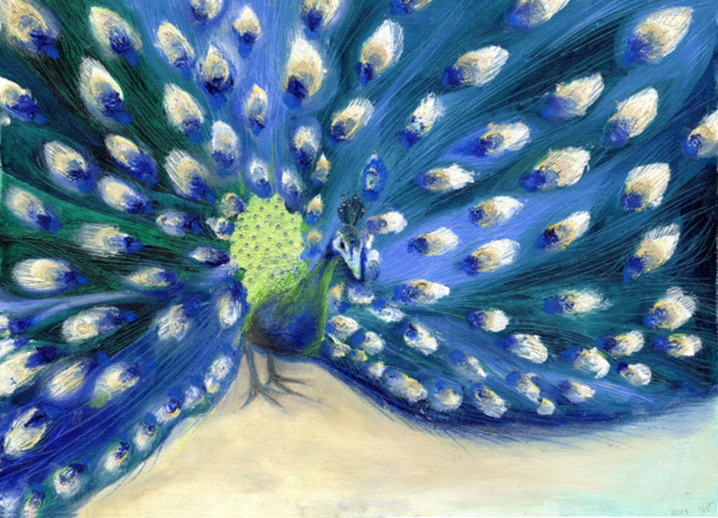 Detail of Peacock Eyes by Nancy Moniz Charalambous
