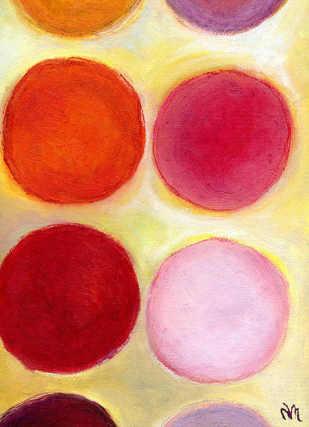 Detail of The Happy Dots 6 by Nancy Moniz Charalambous