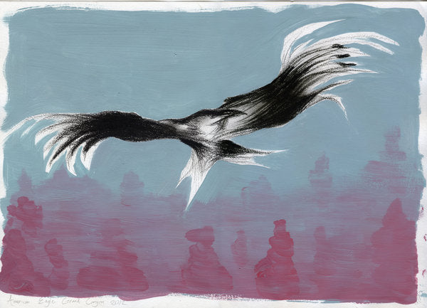 Detail of Canyon Eagle, 2014 by Nancy Moniz Charalambous