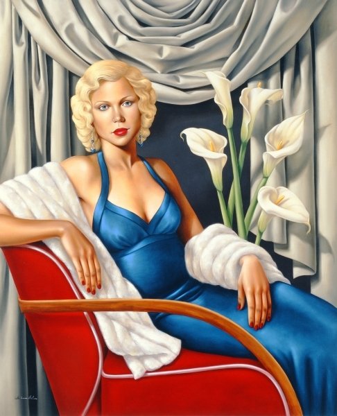 Detail of Homage to Harlow by Catherine Abel