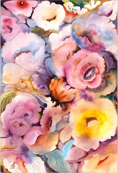 Detail of Cyclamen by Neela Pushparaj