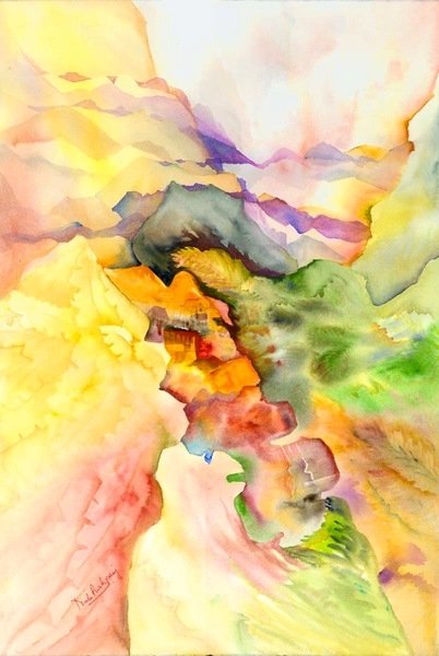 Detail of Zen-scape by Neela Pushparaj