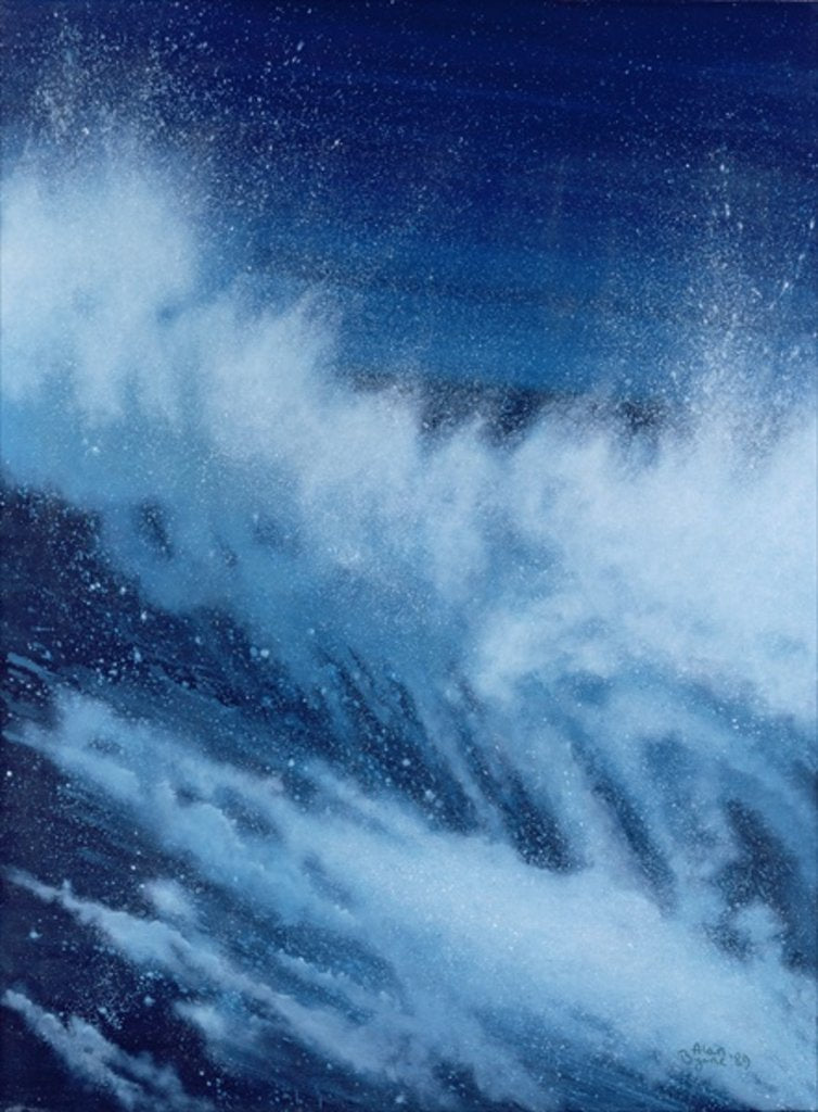 Detail of Large Waves Breaking, 1989 by Alan Byrne