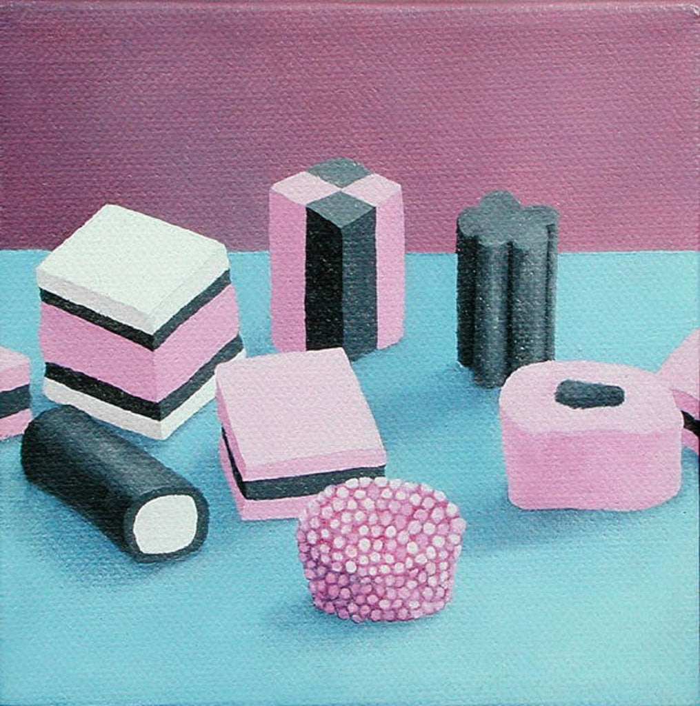 Detail of Pink Allsorts, 2003 by Ann Brain