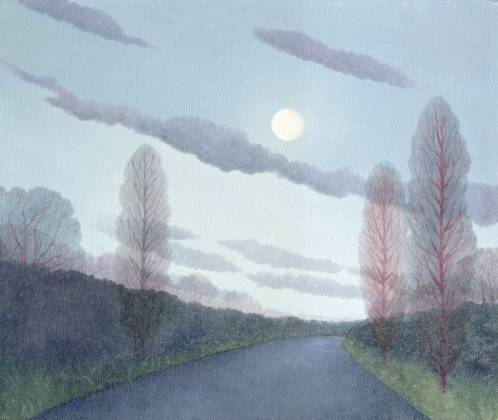 Detail of Pale Moon, 2002 by Ann Brain