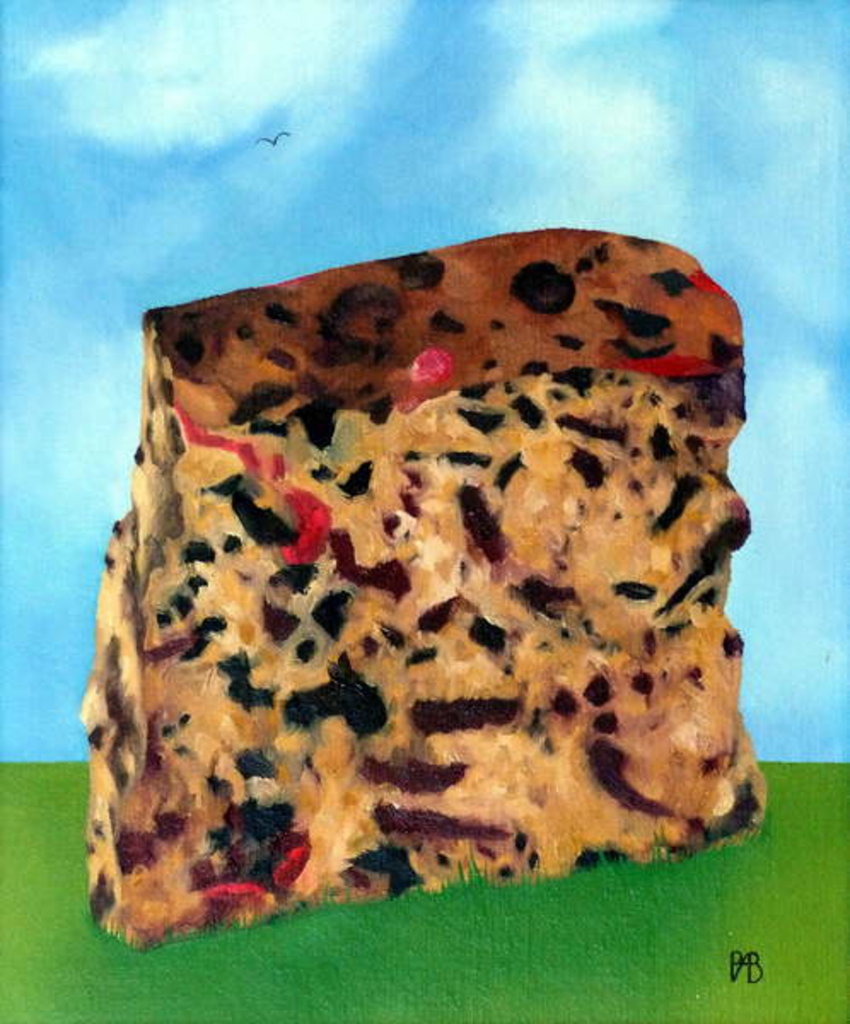 Detail of Cake in a Landscape, 1988 by Ann Brain