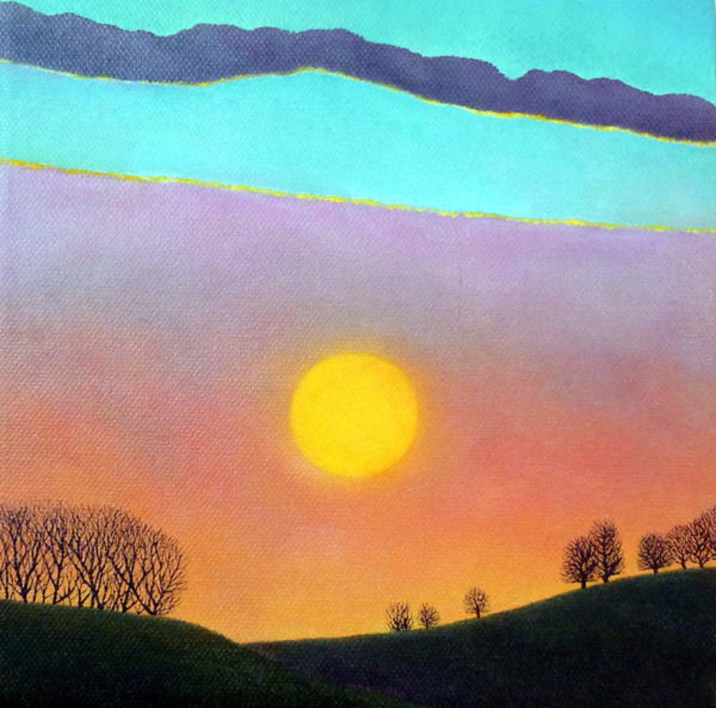 Detail of Sunset, 2003 by Ann Brain