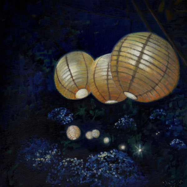 Detail of Night garden I by Helen White