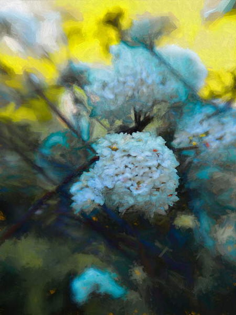 Detail of Blooming Maytime, 2019 by Helen White