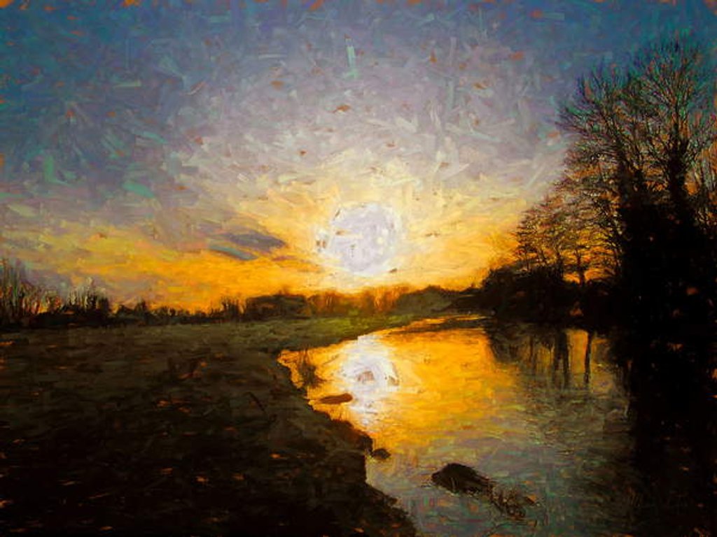 Detail of Burnished river, 2018 by Helen White