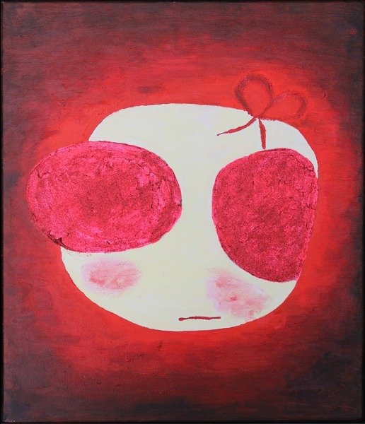 Detail of Saint Violet, 2004 by Bella Larsson