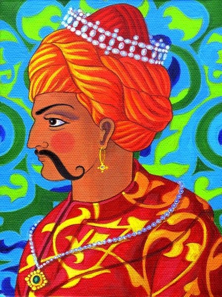 Detail of Sultan, 2011 by Jane Tattersfield