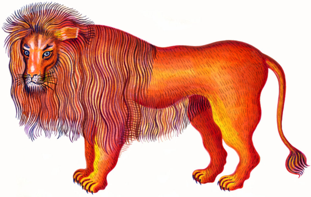 Detail of Leo the Lion, 1996 by Jane Tattersfield