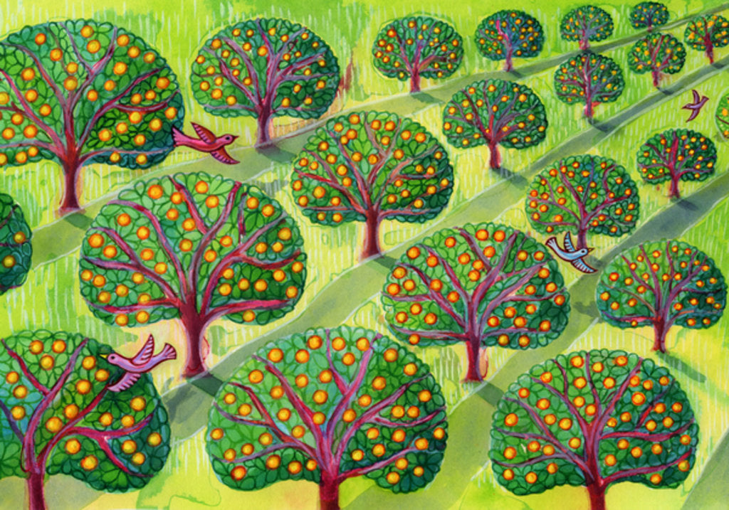 Detail of Orchard by Jane Tattersfield