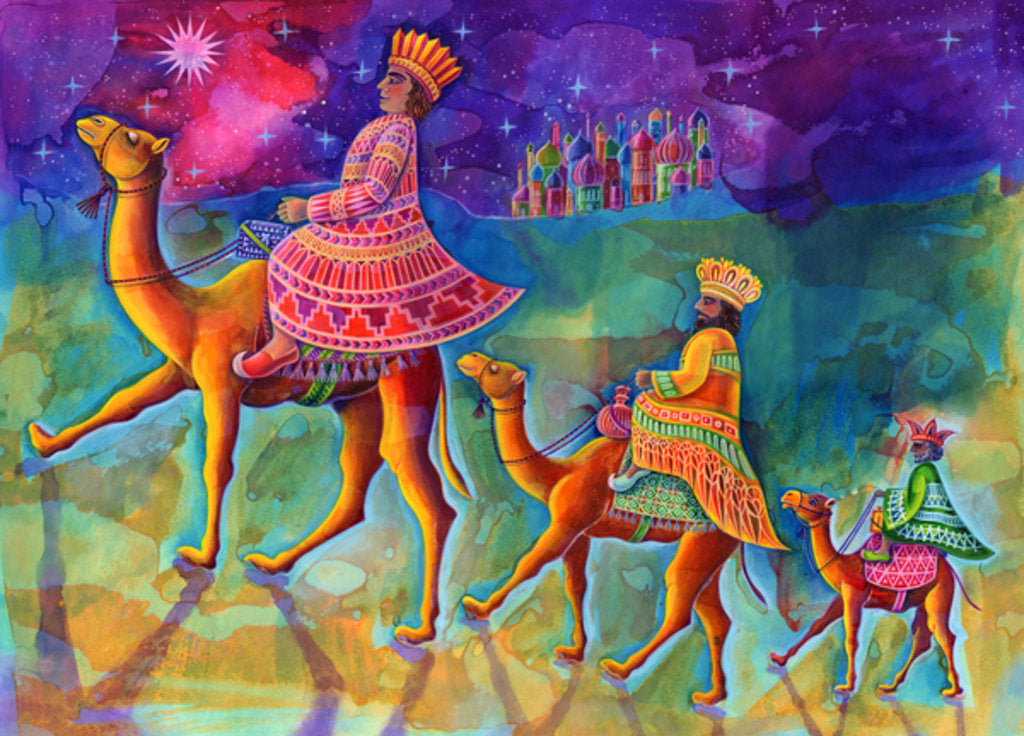 Detail of Three Kings, 1997 by Jane Tattersfield