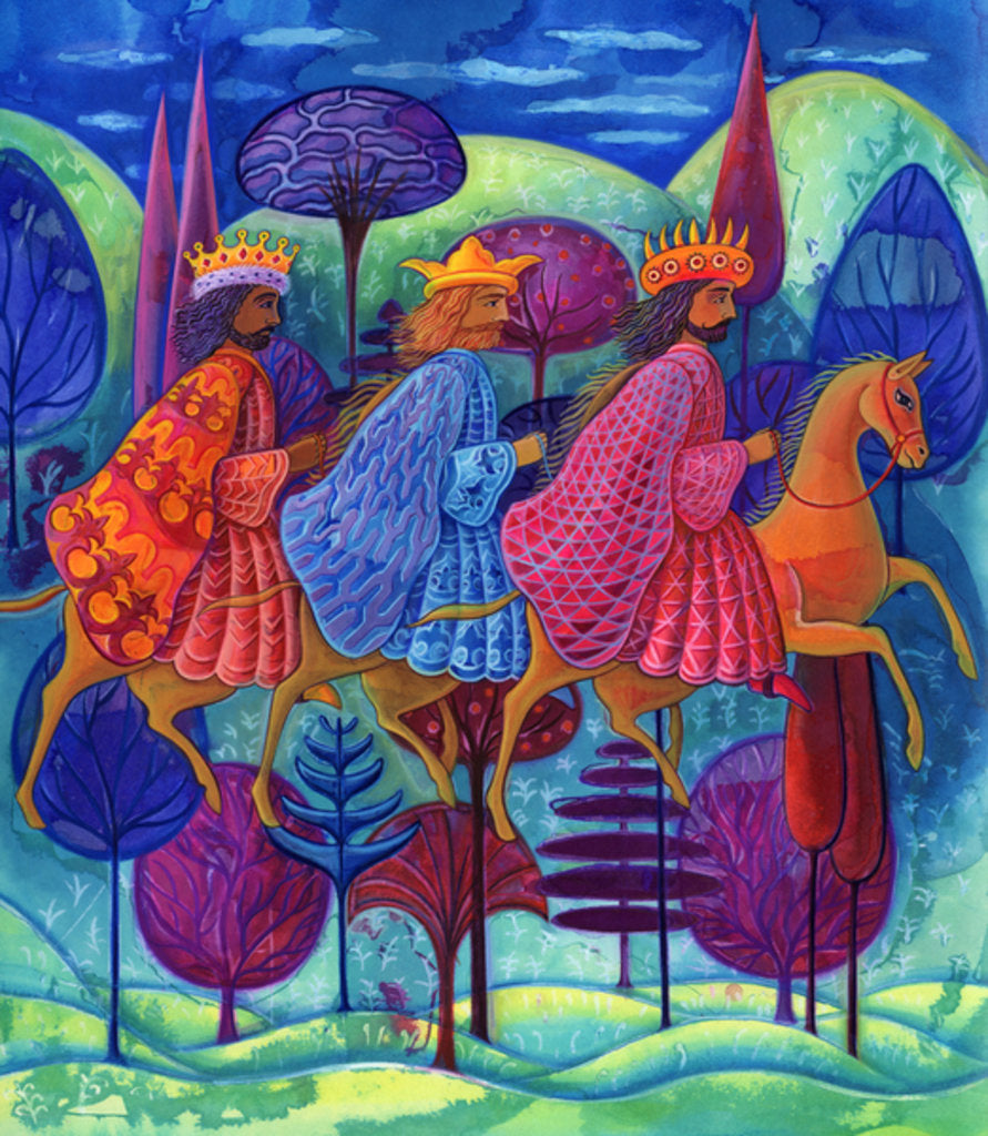 Detail of The Three Kings Christmas, 2004 by Jane Tattersfield