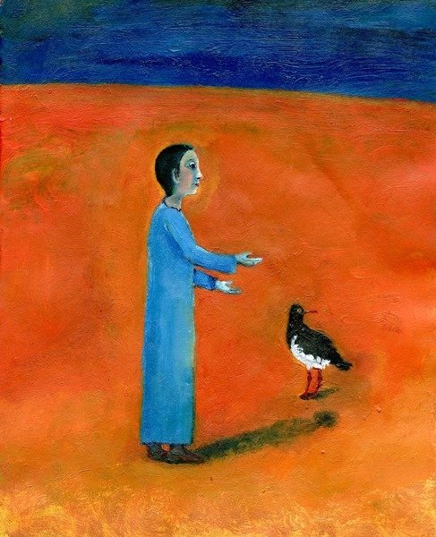 Detail of Oystercatcher, 2005 by Gigi Sudbury