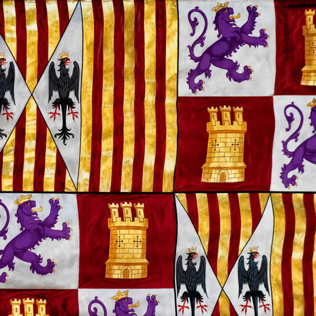 Detail of Heraldic Flag, 2020 by Anonymous