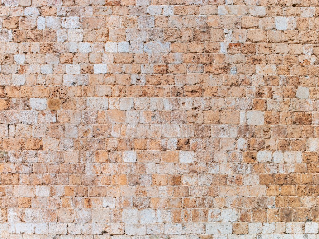 Detail of Stone wall by Assaf Frank