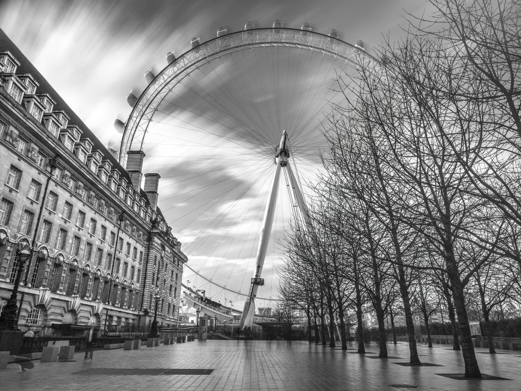 Detail of Millennium Wheel in London by Assaf Frank