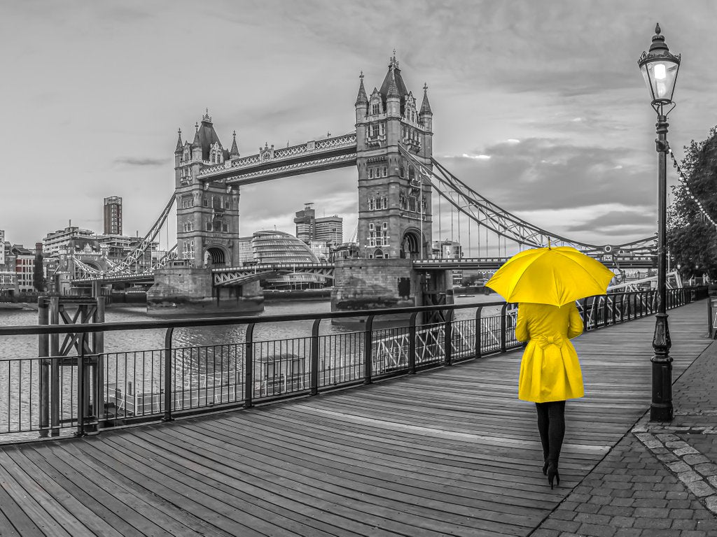 Detail of Women near Tower bridge by Assaf Frank