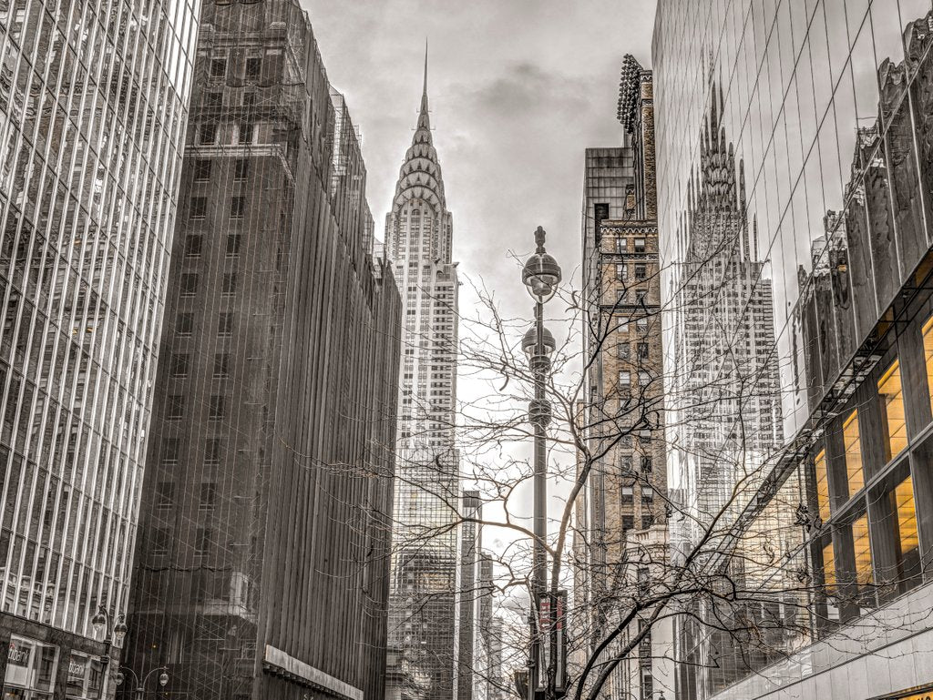 Detail of Chrysler Building, New York by Assaf Frank