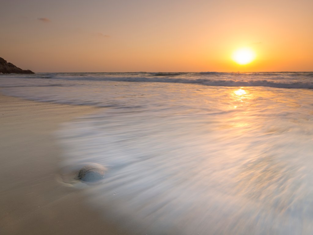 Detail of Tranquil Beach Sunset by Assaf Frank