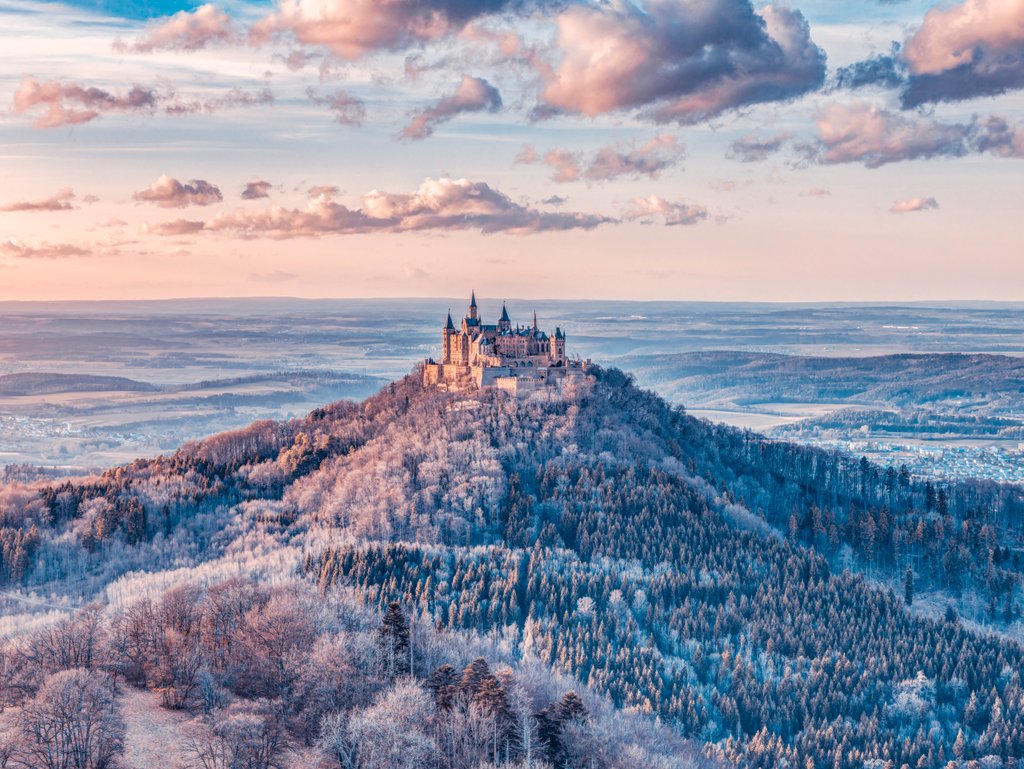Detail of Hohenzollern Castle, Germany by Assaf Frank