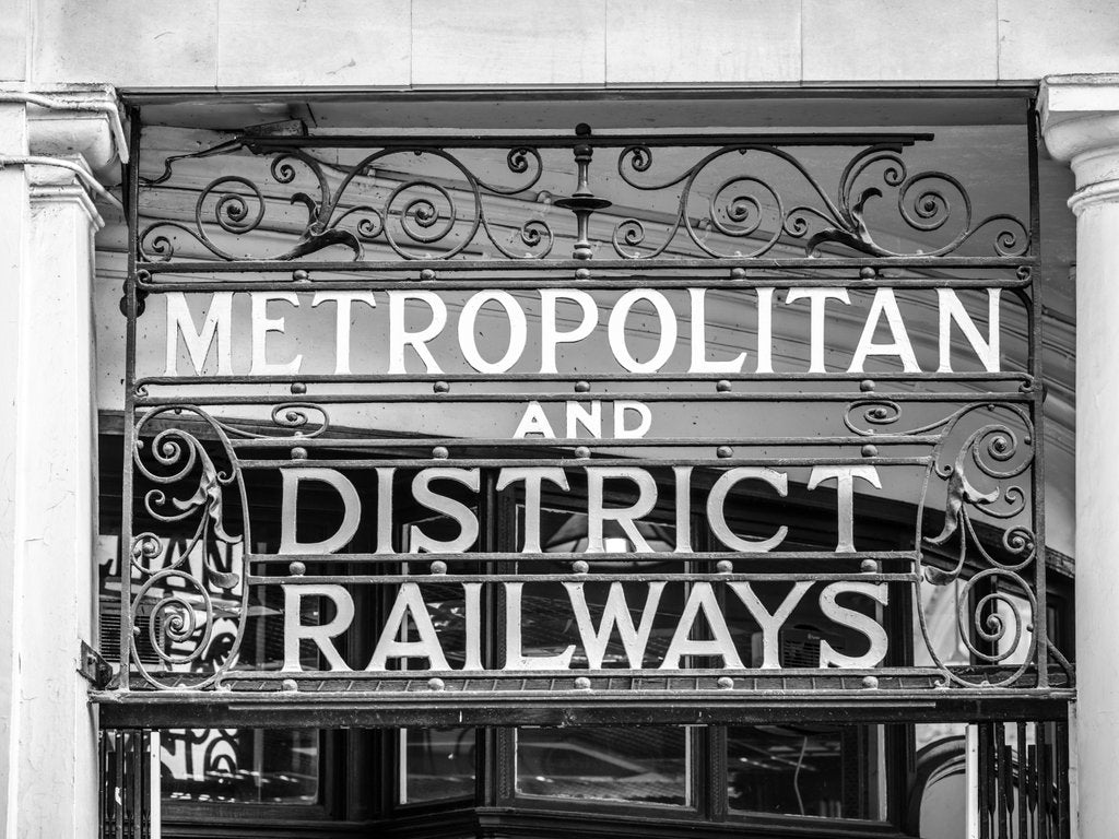 Detail of Metropolitan and district railways by Assaf Frank