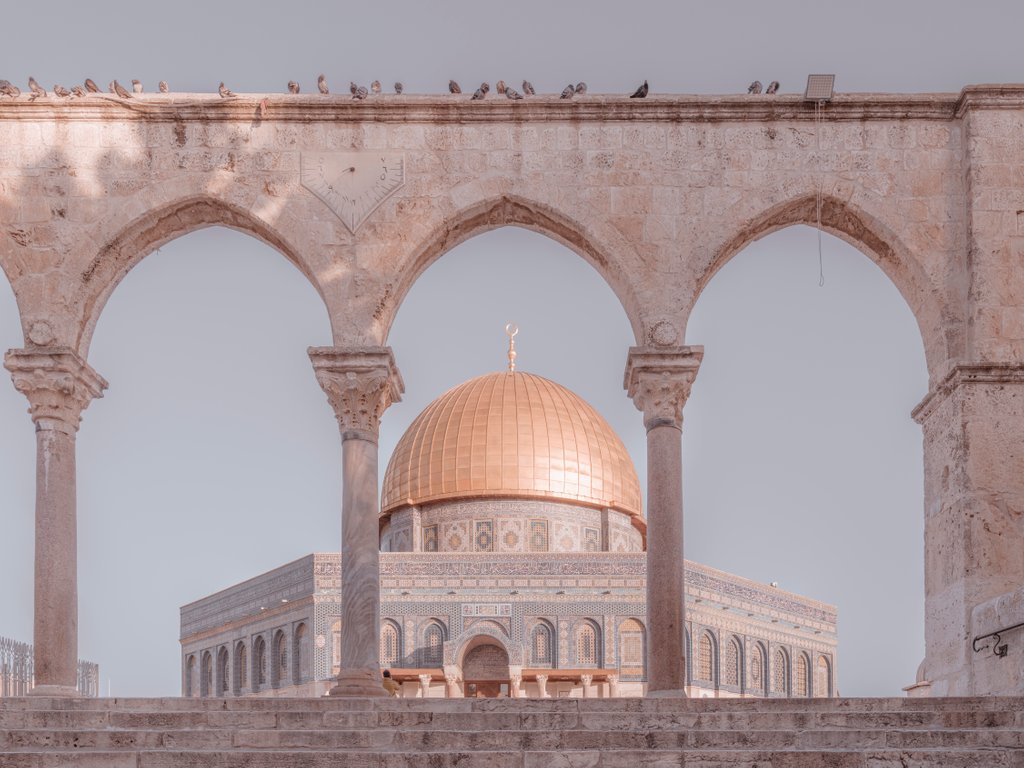 Detail of Al-Aqsa Mosque, Jerusalem by Assaf Frank