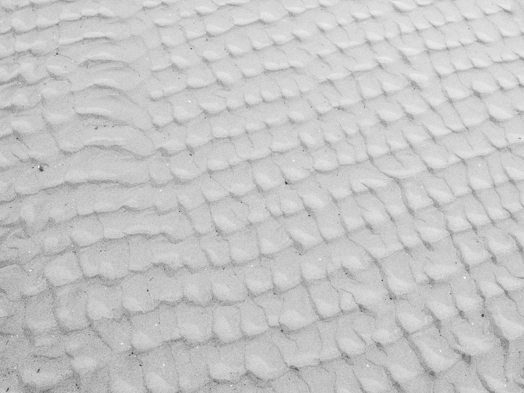 Detail of Tide sand patterns by Assaf Frank