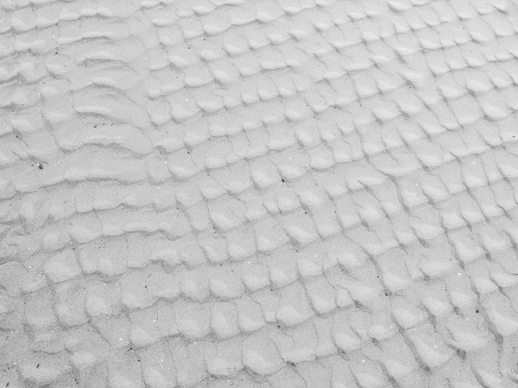 Detail of Tide sand patterns by Assaf Frank