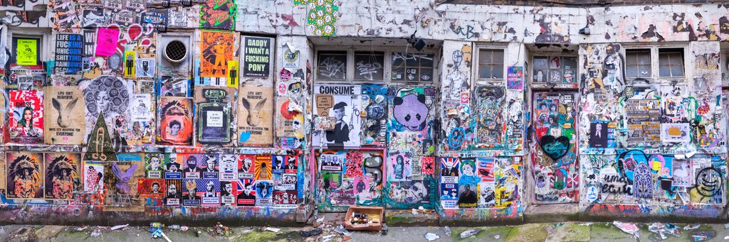Detail of Graffiti, Brick Lane, London by Assaf Frank