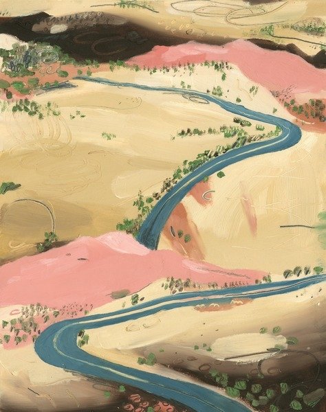 Detail of Road, 2013 by Grace Helmer
